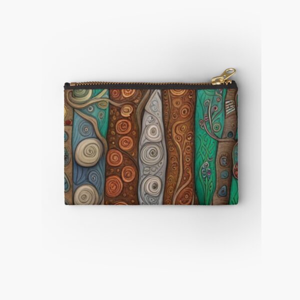 Item preview, Abstract Fairytale Folk Art Woodland Pathway designed and sold by EpicFoxArt.