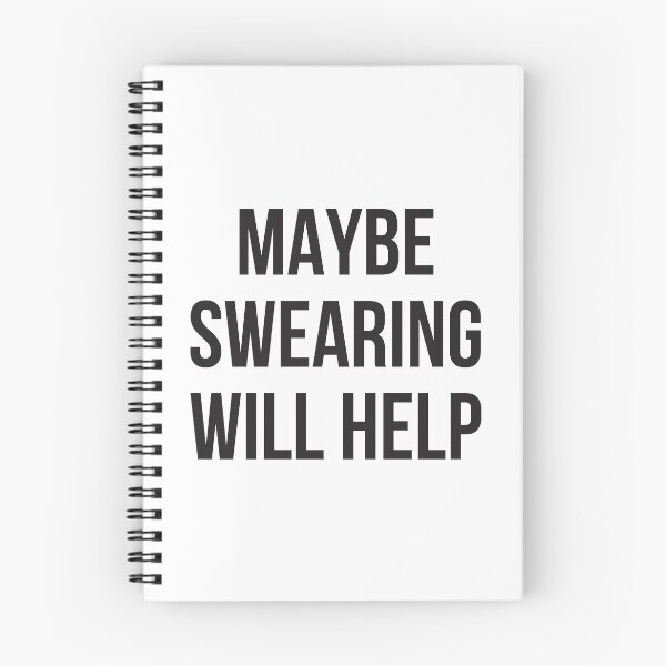 Item preview, Maybe swearing will help funny mean designed and sold by RedYolk.