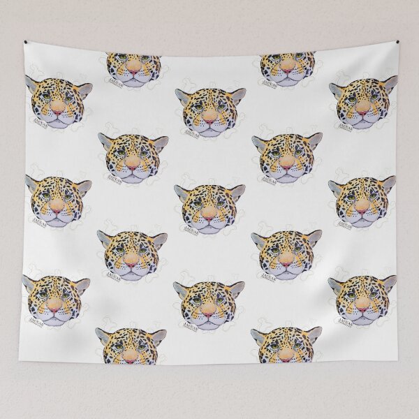 Item preview, Jaguar face - big cat pattern designed and sold by DaniOpossum95.
