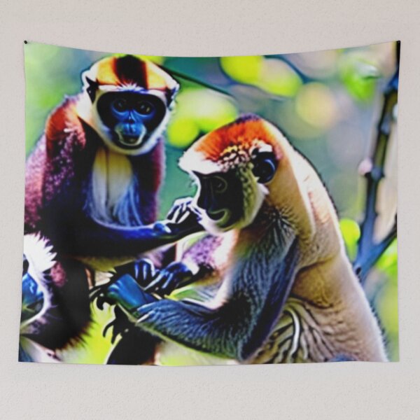 Item preview, Colorful Monkeys designed and sold by Source919.