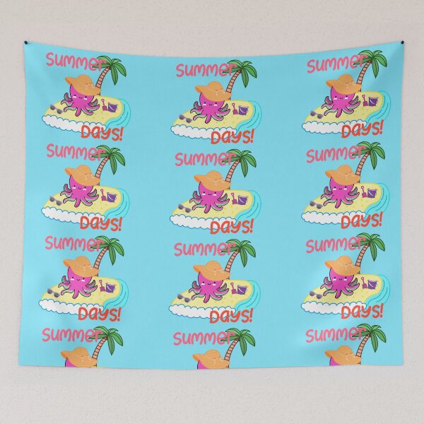 Item preview, Summer Days Squidge! designed and sold by CuteNcreepyuk.