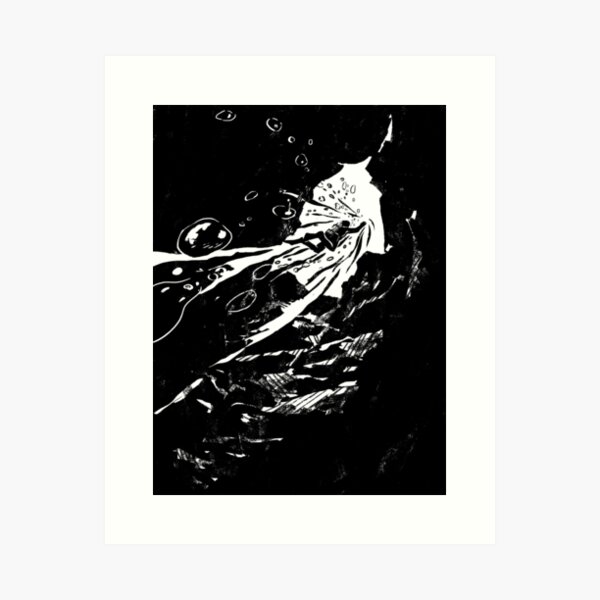 Potholing Art Print