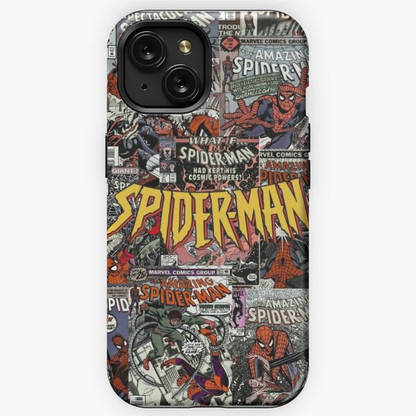 Funda de dibujos animados de superhéroes de Marvel para Apple