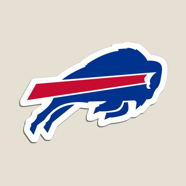 Buffalo Football Helmet 90's Retro - Buffalo Bills - Magnet