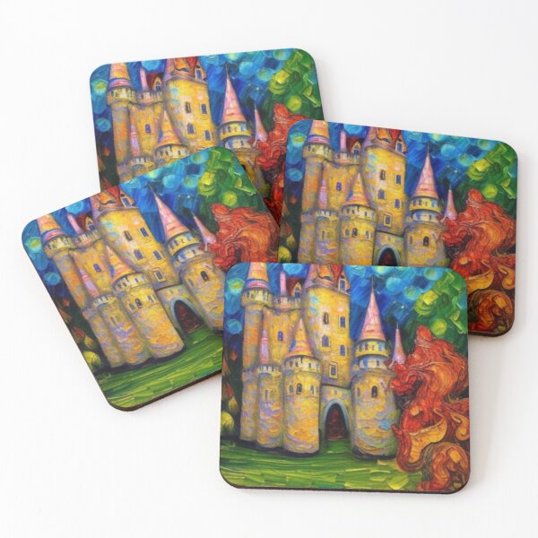 Item preview, Abstract Fairytale Castle designed and sold by EpicFoxArt.