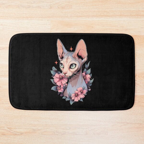 Artikelvorschau, Sphynx-Katzenblumen entworfen und verkauft von Clara Hollins.