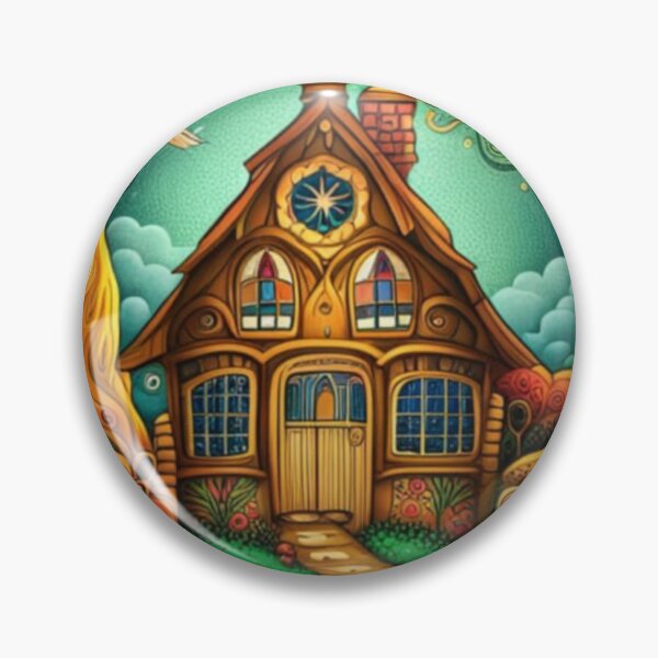 Item preview, Magical Fairytale Woodland Cottage  designed and sold by EpicFoxArt.