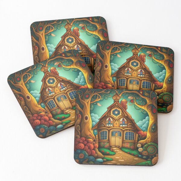 Item preview, Magical Fairytale Woodland Cottage  designed and sold by EpicFoxArt.