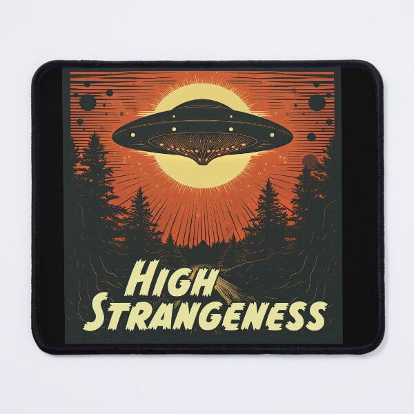 Item preview, High Strangeness – Unidentified Flying Object UFO/ Unidentified Aerial Phenomena UAP designed and sold by LynneMitchell.