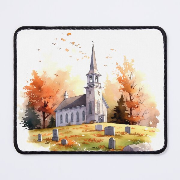 Item preview, Country Church Clipart, Rural Worship, Quaint Chapel, Historic Sanctuary, Spiritual Haven, Traditional Worship, Countryside Church designed and sold by CoolorPainting.
