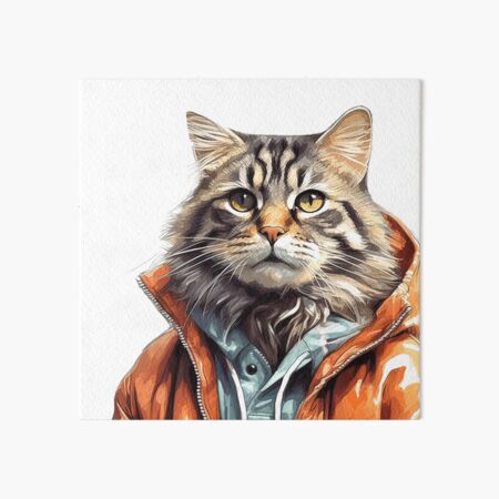 Cat therian Art Board Print for Sale by HugoArtistic