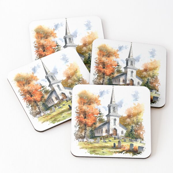 Item preview, Country Church Clipart, Rural Worship, Quaint Chapel, Historic Sanctuary, Spiritual Haven, Traditional Worship, Countryside Church designed and sold by CoolorPainting.