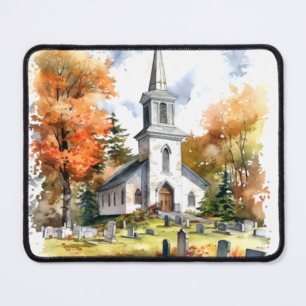 Item preview, Country Church Clipart, Rural Worship, Quaint Chapel, Historic Sanctuary, Spiritual Haven, Traditional Worship, Countryside Church designed and sold by CoolorPainting.