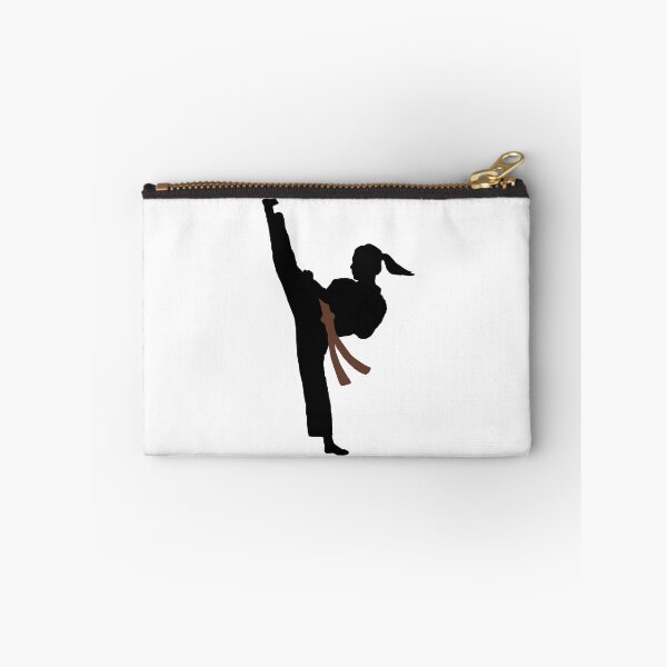 Item preview, Copy of Karate Tae Kwon Do Girl Brown Belt Kicking designed and sold by Polishthestone.