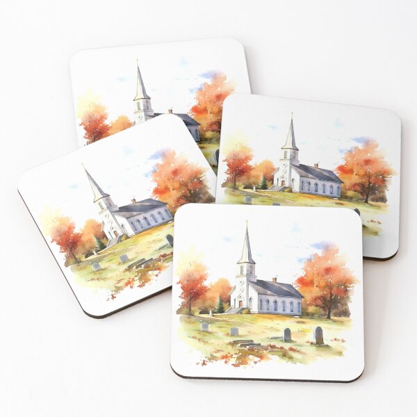 Item preview, Country Church Clipart, Rural Worship, Quaint Chapel, Historic Sanctuary, Spiritual Haven, Traditional Worship, Countryside Church designed and sold by CoolorPainting.