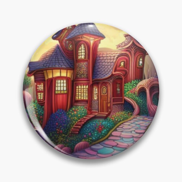 Item preview, Abstract Magical Fairytale Cottage  designed and sold by EpicFoxArt.
