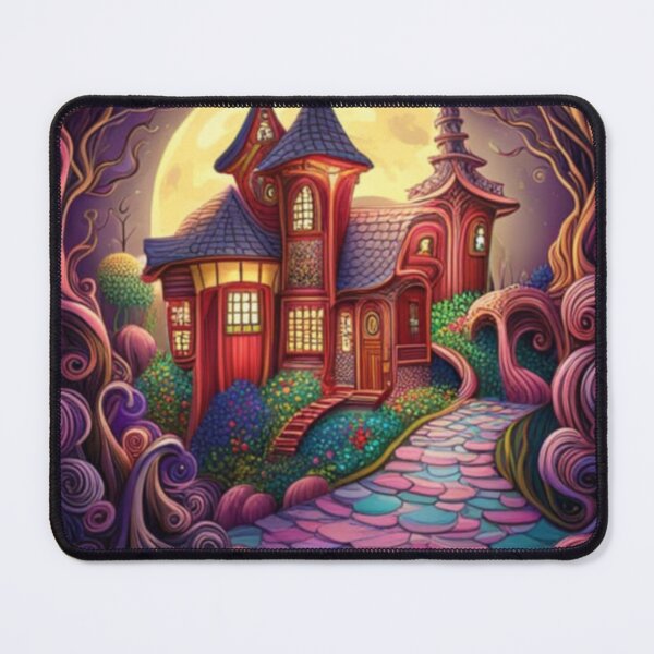 Item preview, Abstract Magical Fairytale Cottage  designed and sold by EpicFoxArt.
