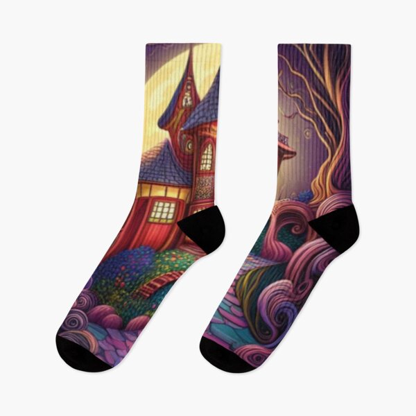 Item preview, Abstract Magical Fairytale Cottage  designed and sold by EpicFoxArt.