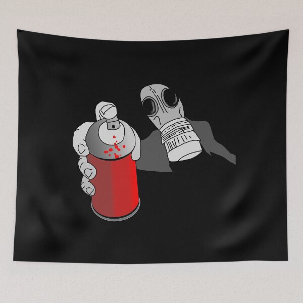 Item preview, graffiti mask and spray designed and sold by Astrie.