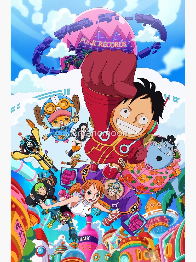 Funny One Piece Volume 106 Cover Poster, One Piece Anime Poster