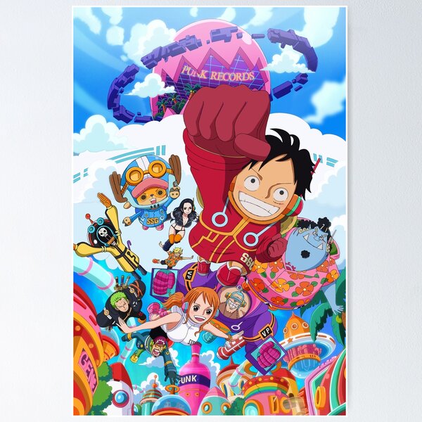 One Piece Anime - Shanks Retro Sty - Canvas Art Print