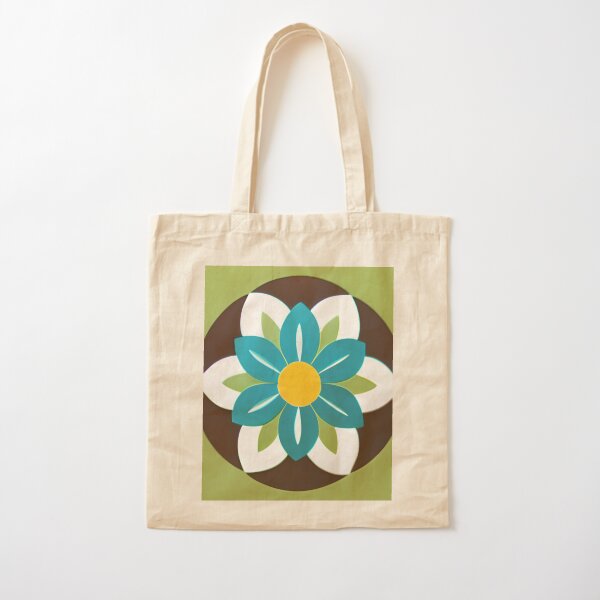 Boho Sunflower Hippie Mcm Tote Bag |  Large