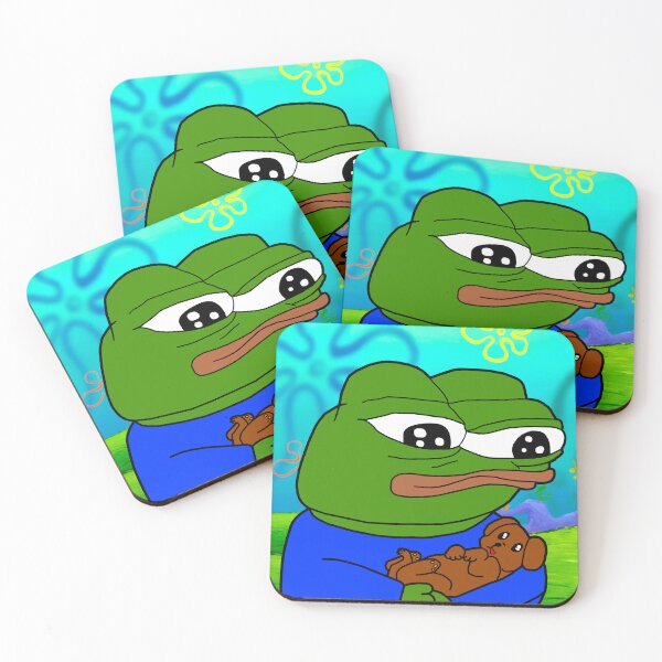 Item preview, Pepe With Cute Puppy designed and sold by Slav-Art.