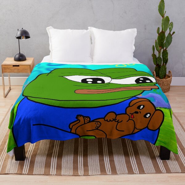 Item preview, Pepe With Cute Puppy designed and sold by Slav-Art.