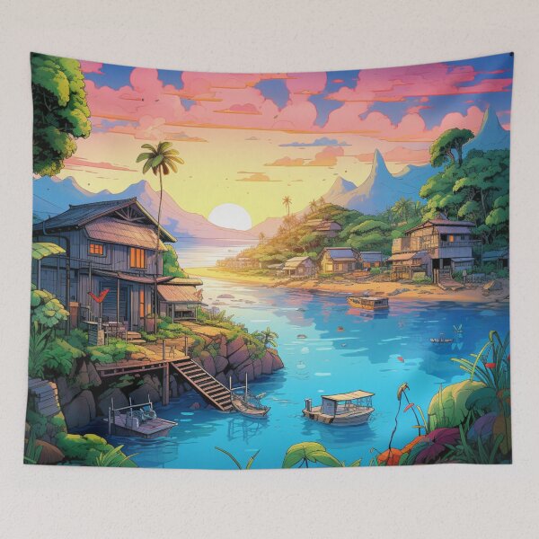 Item preview, Amber-hued Sea designed and sold by kingaiart.