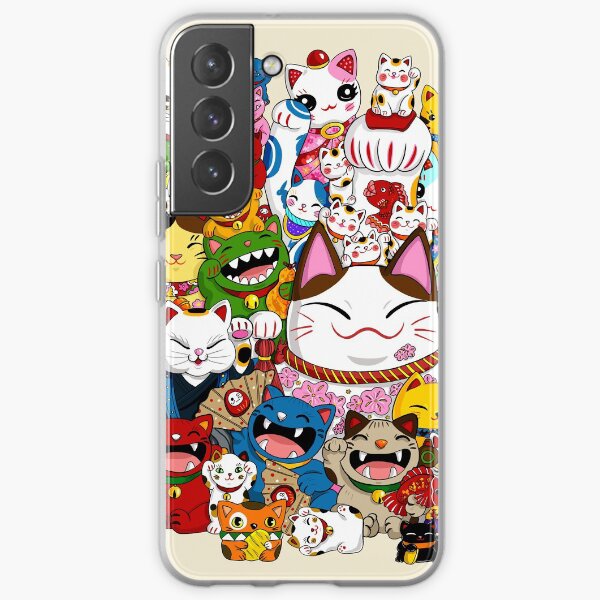 Maneki Neko (Lucky Cat) Collection Samsung Galaxy Soft Case