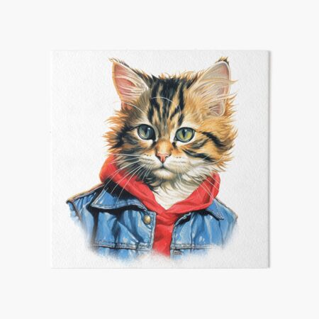 Cat therian Art Board Print for Sale by HugoArtistic