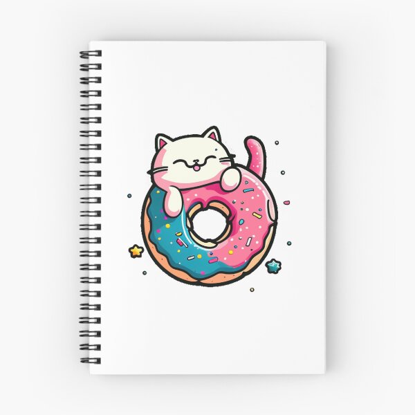 Item preview, Happy Donut Cat  designed and sold by khachiche.