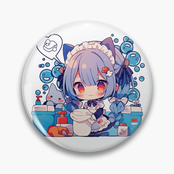 Artikelvorschau, Meowchine Maid entworfen und verkauft von Chibi Cat Art Corner.