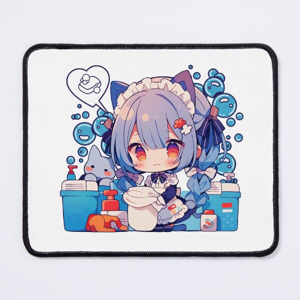 Item preview, Meowchine Maid designed and sold by Chibi Cat Art Corner.
