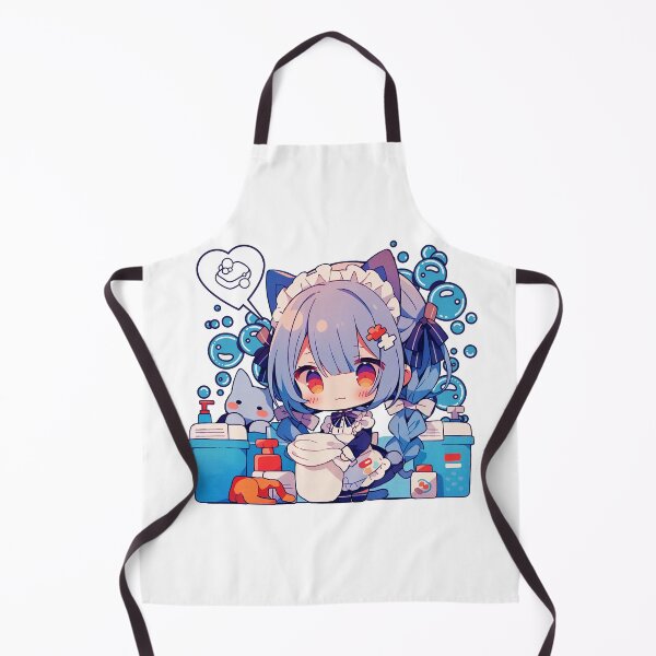 Item preview, Meowchine Maid designed and sold by Chibi Cat Art Corner.