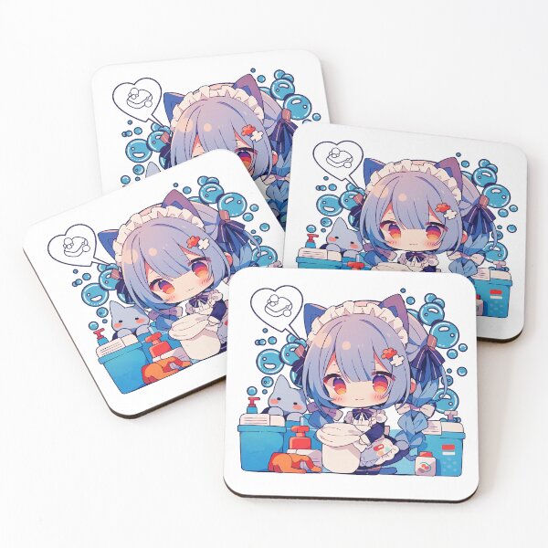 Item preview, Meowchine Maid designed and sold by Chibi Cat Art Corner.