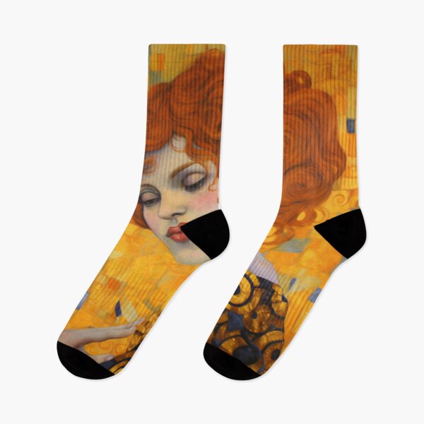 Artikelvorschau, Frauenporträt inspiriert von Gustav Klimt, Ukiyo-E und Van Gogh Art entworfen und verkauft von BrandonArtWorld.