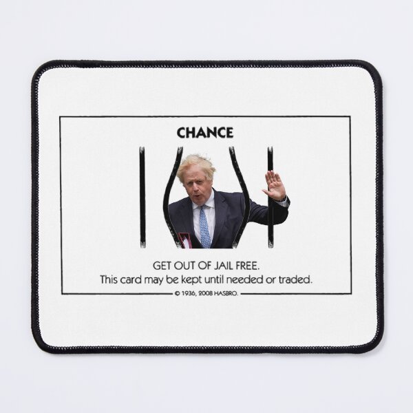 Item preview, Boris Get Out of Jail Free designed and sold by mosmoth.