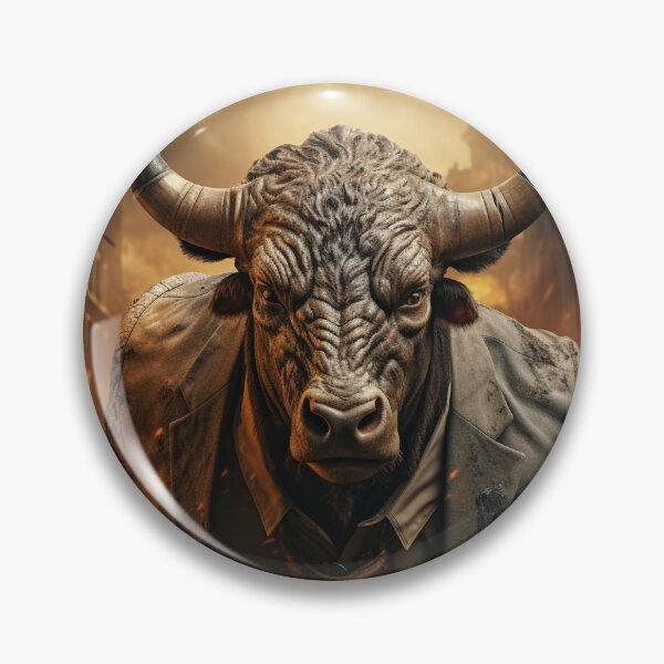 Item preview, Bull in a Suit in the City designed and sold by soulofalion.