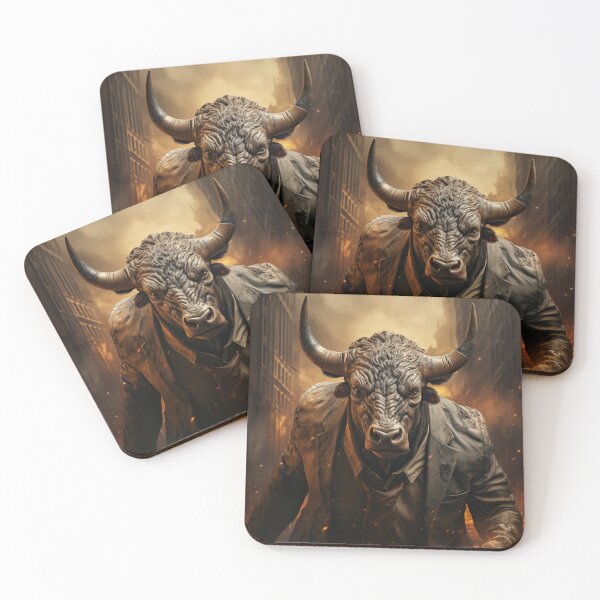 Item preview, Bull in a Suit in the City designed and sold by soulofalion.