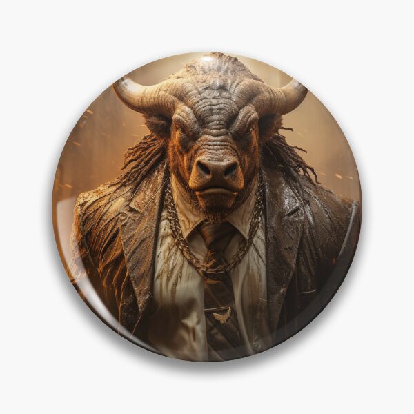 Item preview, Bull in a Suit in the City designed and sold by soulofalion.