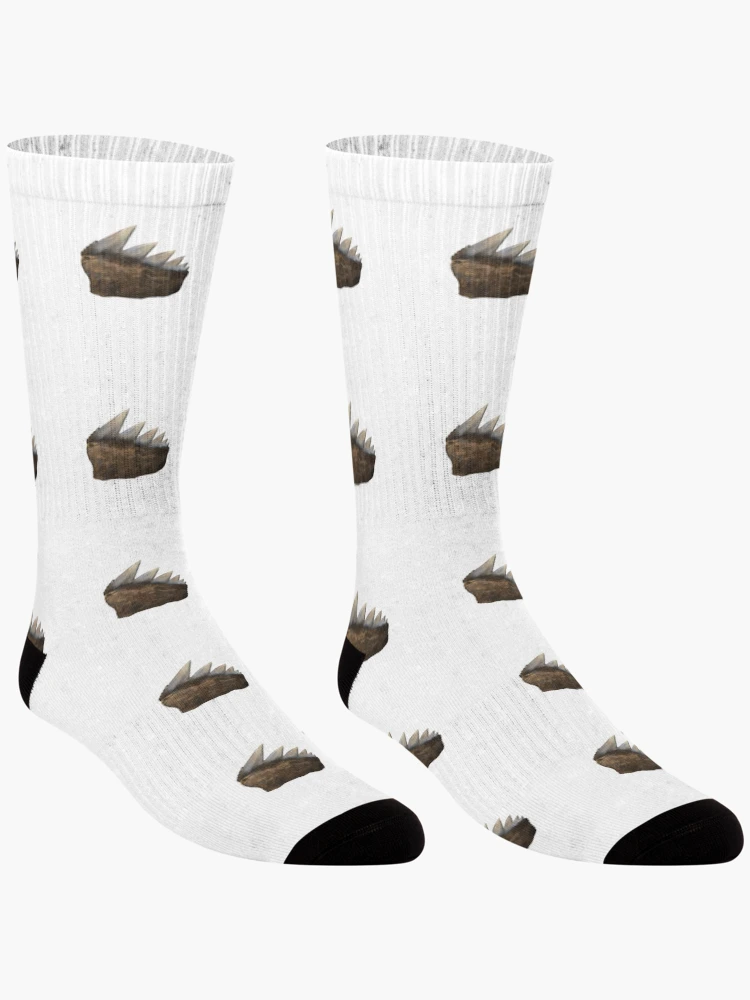 Thumbnail 3 of 5, Socks, Cow Shark Tooth designed and sold by Reeseworks.