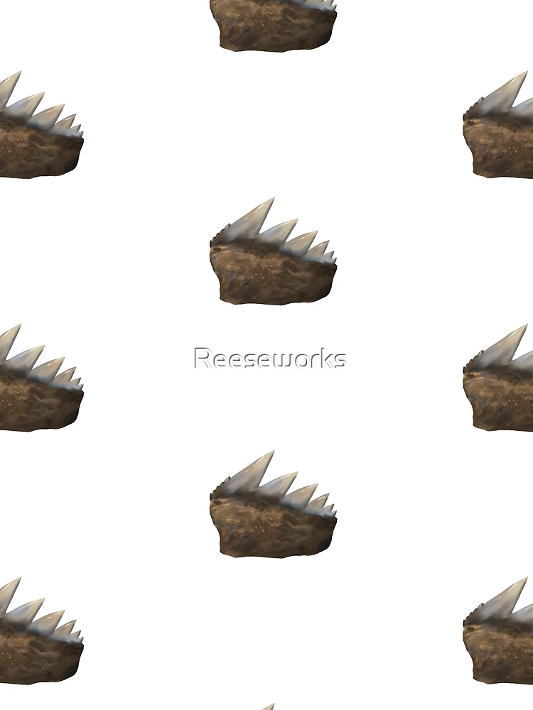 Thumbnail 3 of 3, Scarf, Cow Shark Tooth designed and sold by Reeseworks.