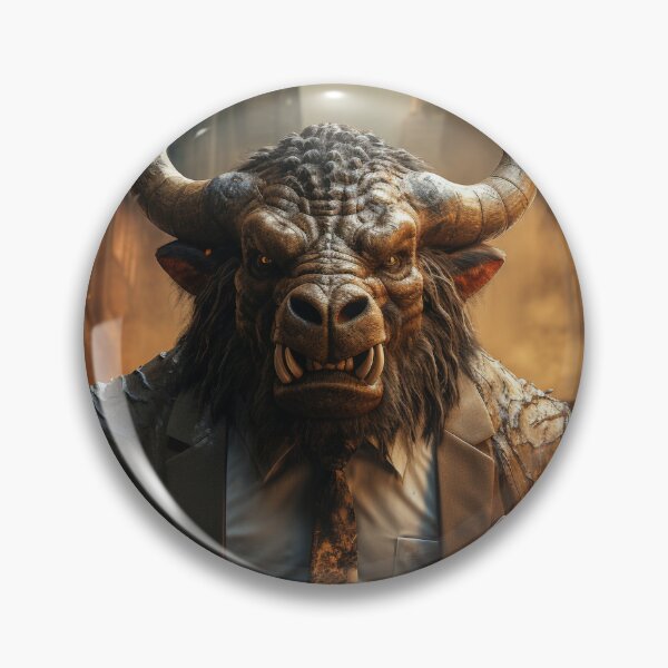 Item preview, Bull in a Suit in the City designed and sold by soulofalion.