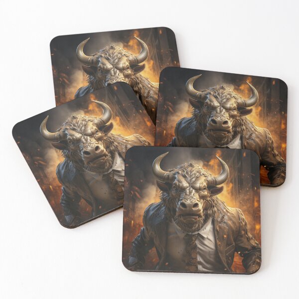 Item preview, Bull in a Suit in the City designed and sold by soulofalion.