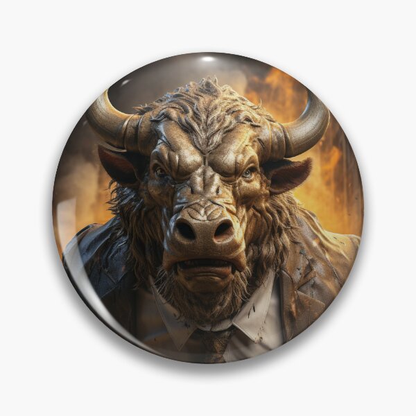 Item preview, Bull in a Suit in the City designed and sold by soulofalion.