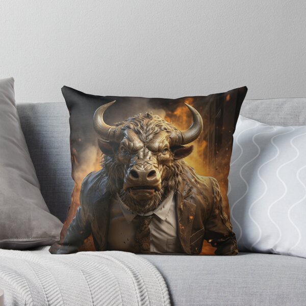 Item preview, Bull in a Suit in the City designed and sold by soulofalion.