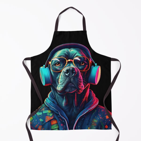 Item preview, DJ Dog Wearing Headphones Logo | Dog Wearing Sunglasses designed and sold by CoolHippoQuotes.