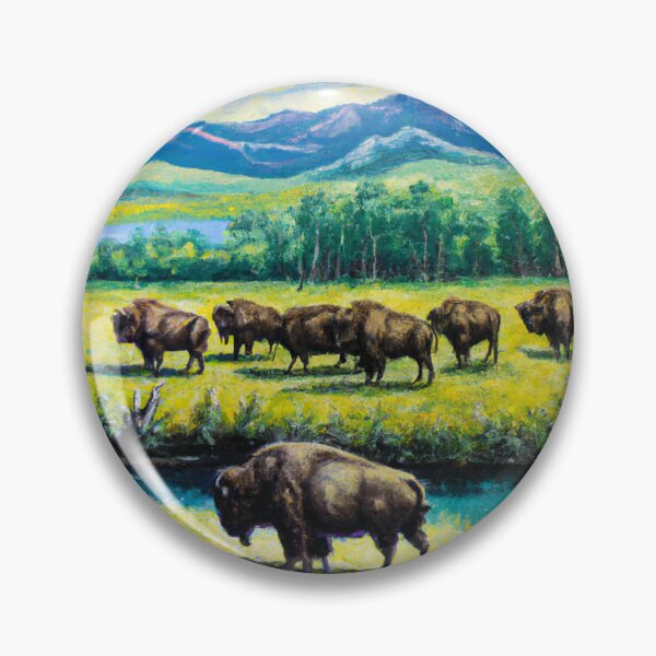 Artikelvorschau, Die Bisonherde entworfen und verkauft von soulfulprintss8.