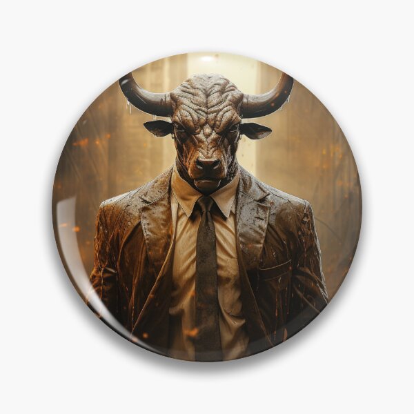 Item preview, Bull in a Suit in the City designed and sold by soulofalion.